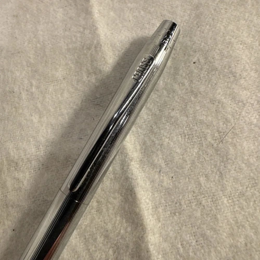 Vintage Cross Century Chrome Mechanical Pencil Thin Lead made‎ in USA EUC